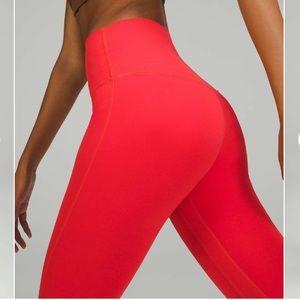 NWT $98 Lululemon Align High-Rise Pant 28"
Carnation Red Size 14